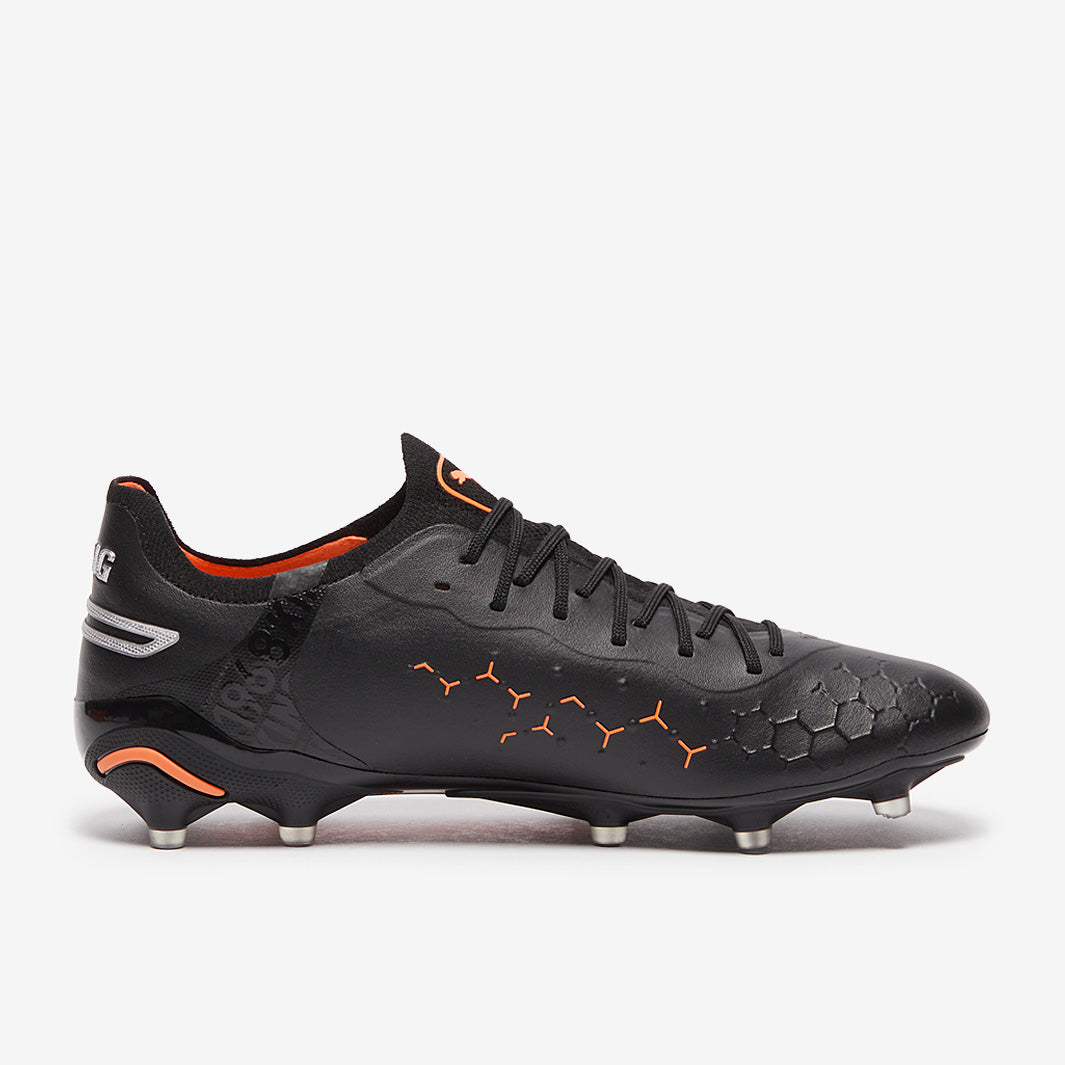Puma King Ultimate FG/AG Football Boots Puma Black/Silver/Puma Ultra Orange