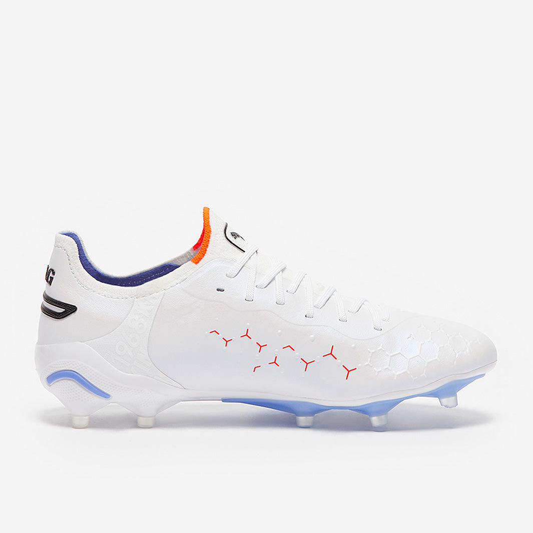 Puma Women's King Ultimate FG/AG Football Boots Puma White/Puma Black/Blue Glimmer/Puma Ultra Orange