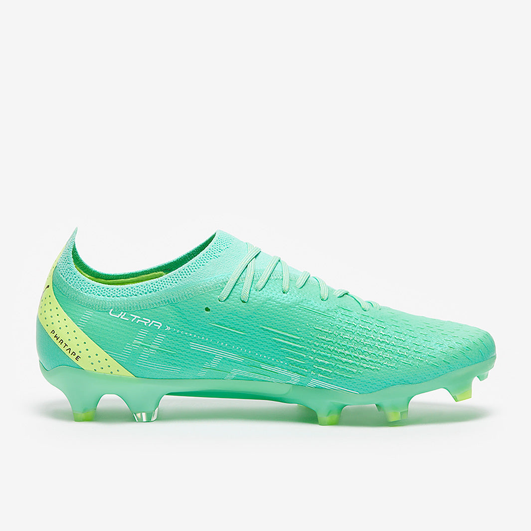 Puma Women's Ultra Ultimate FG/AG Football Boots Electric Peppermint/Puma White/Fast Yellow