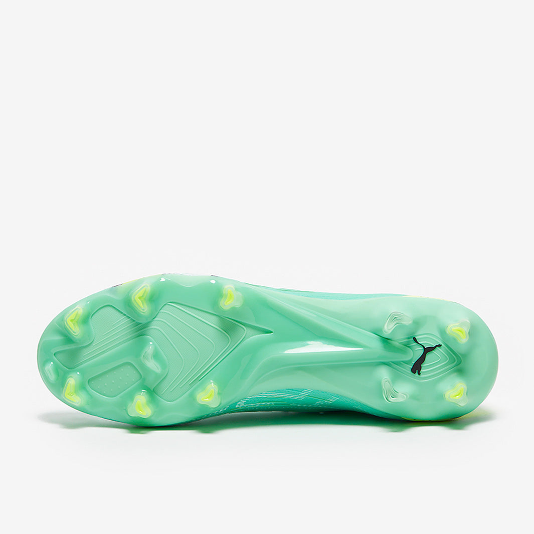 Puma Women's Ultra Ultimate FG/AG Football Boots Electric Peppermint/Puma White/Fast Yellow
