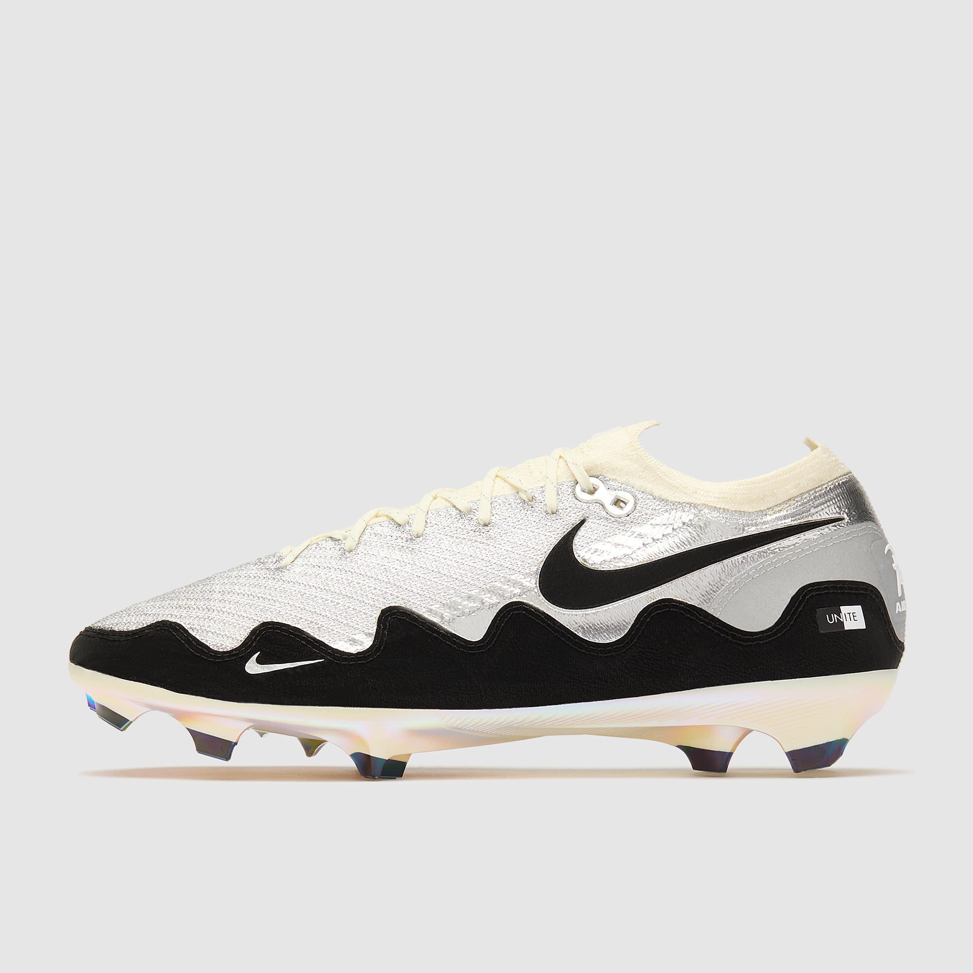 Nike Air Zoom Mercurial Vapor XVI Elite x Patta SE FG Football Boots Chrome/Black/White