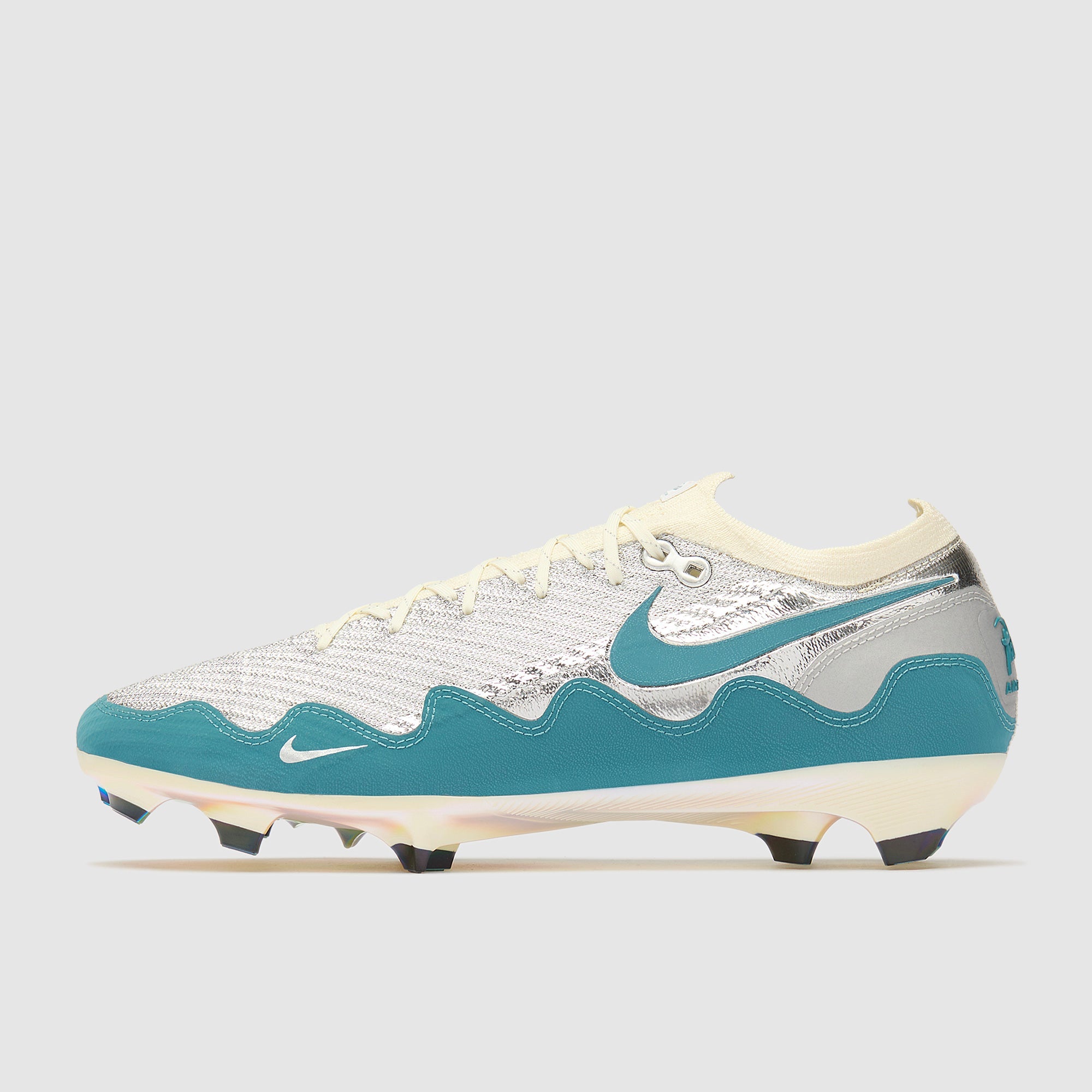 Nike Air Zoom Mercurial Vapor XVI Elite x Patta SE FG Football Boots Chrome/Noise Aqua/White