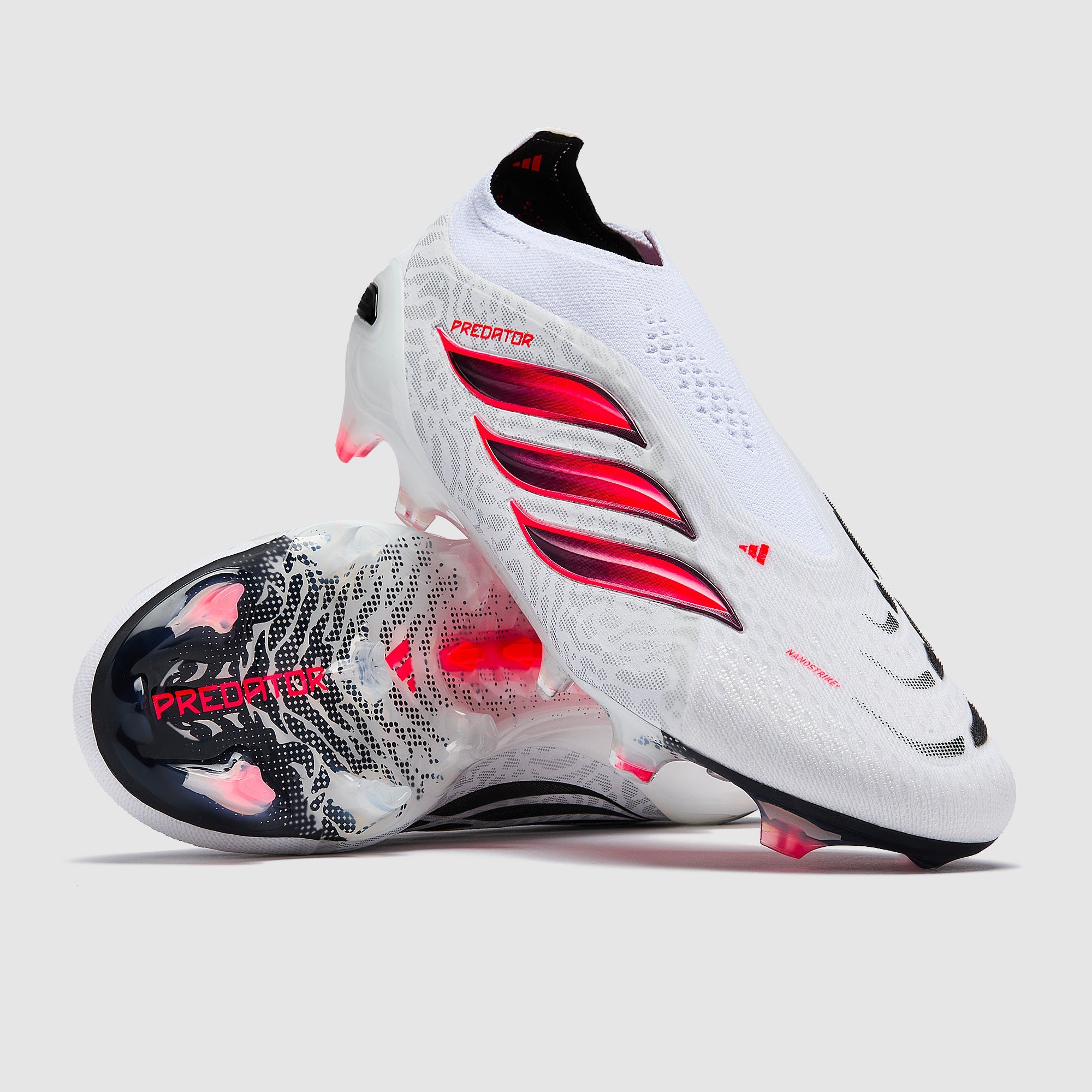 Adidas Predator Elite Laceless FG Football Boots Ftwr White/Solar Turbo/Core Black