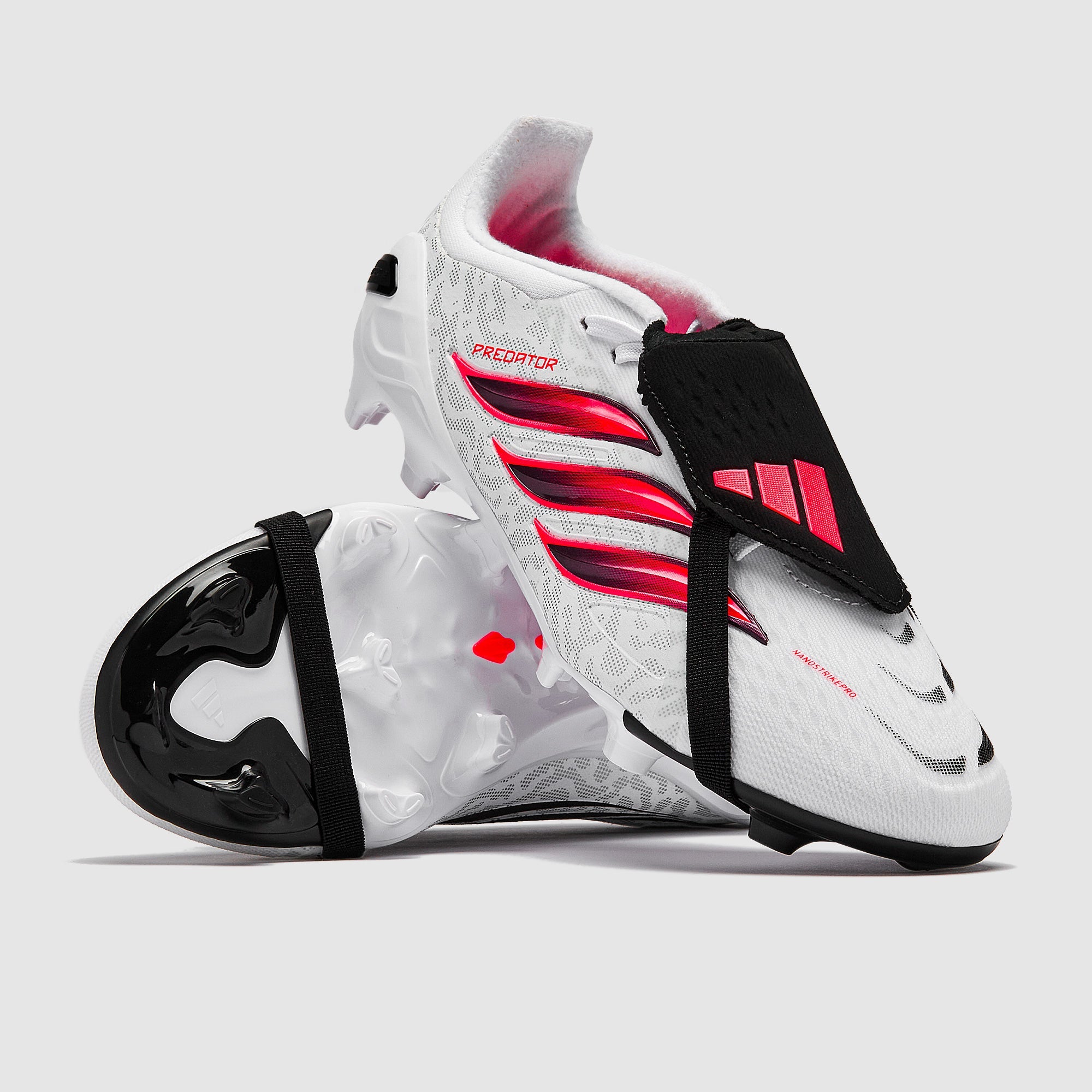 Adidas Kids Predator Elite Tongue FG Football Boots Ftwr White/Solar Turbo/Core Black
