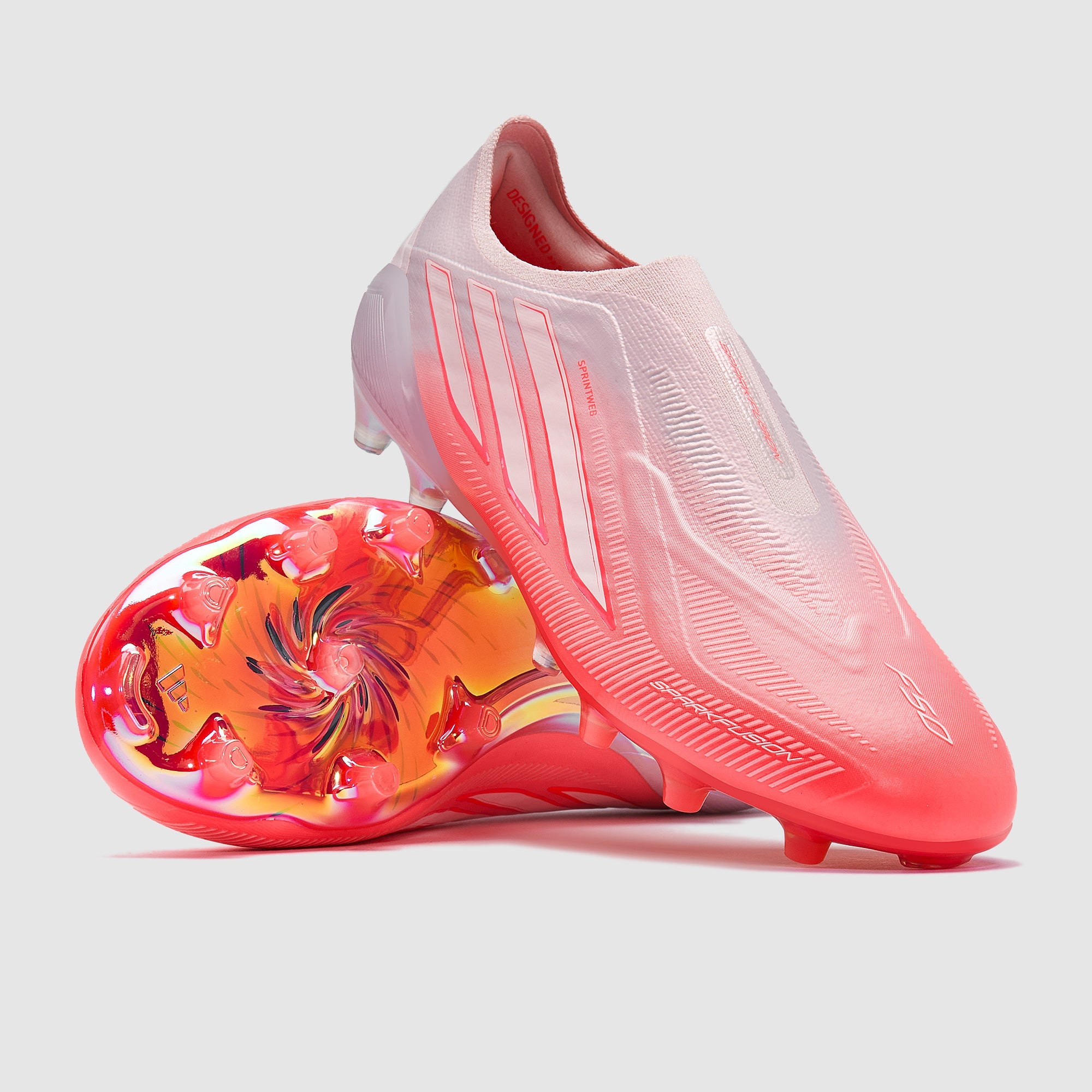 Adidas F50 Sparkfusion Elite Laceless FG/AG Football Boots Core Black/Silver Met./Bright Royal