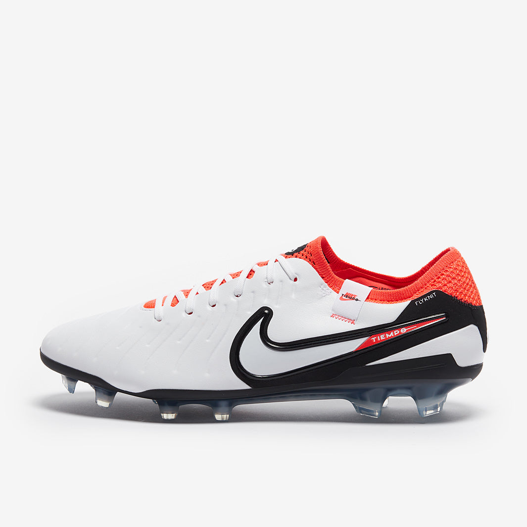 Nike Tiempo Legend X Elite FG Football Boots White/Black/Bright Crimson