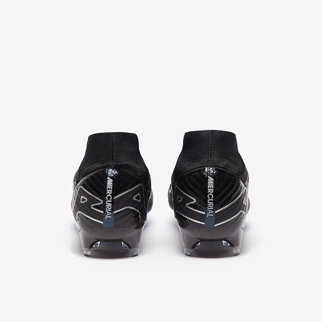 Nike Air Zoom Mercurial Superfly IX Elite FG Football Boots Black/Chrome/Hyper Royal