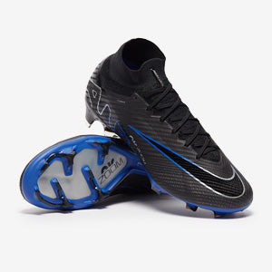 Nike Air Zoom Mercurial Superfly IX Elite FG Football Boots Black/Chrome/Hyper Royal