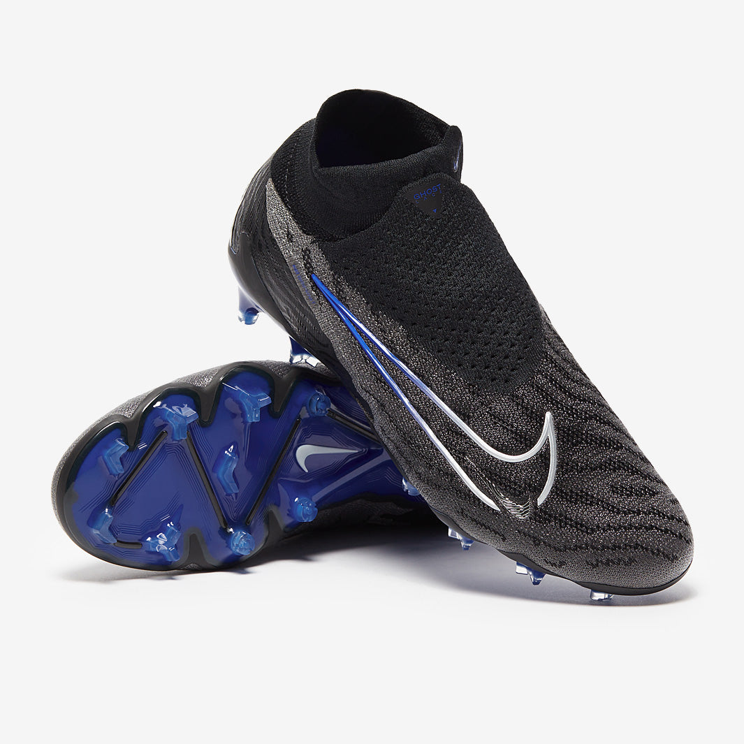 Nike Phantom GX Elite DF FG Football Boots Black/Chrome/Hyper Royal