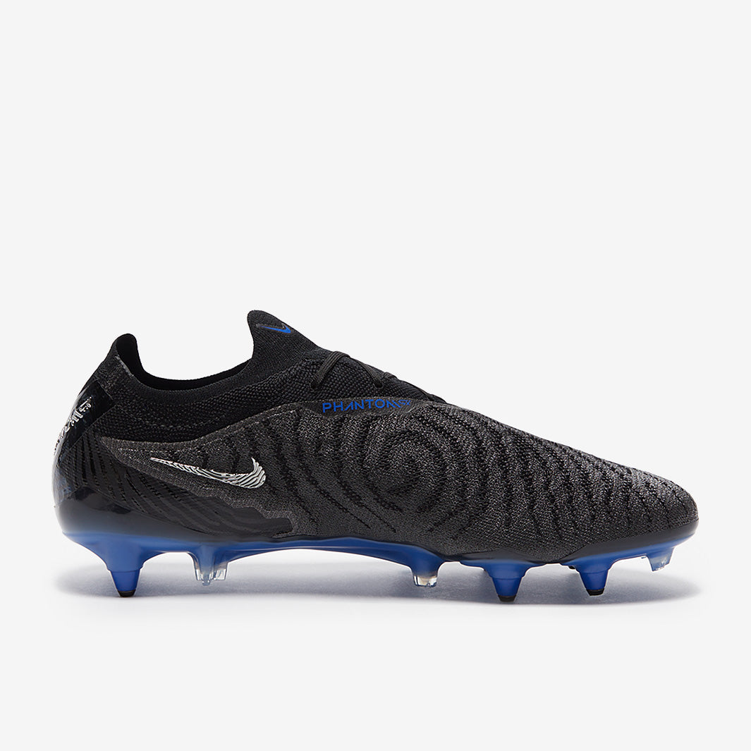Nike Phantom GX Elite SG-Pro Anti-Clog Football Boots Black/Chrome/Hyper Royal