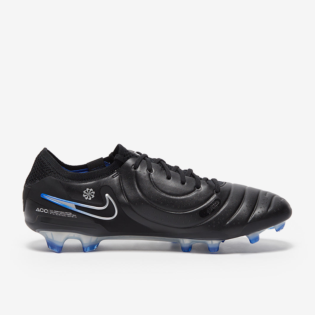 Nike Tiempo Legend X Elite FG Football Boots Black/Chrome/Hyper Royal