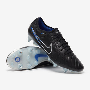 Nike Tiempo Legend X Elite SG-Pro Anti-Clog Football Boots Black/Chrome/Hyper Royal