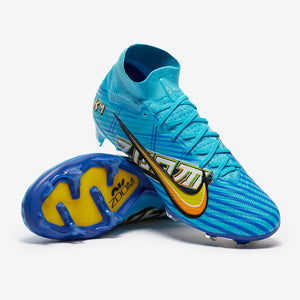 Nike Air Zoom Mercurial Superfly IX Elite x Mbappe FG Football Boots Baltic Blue/White