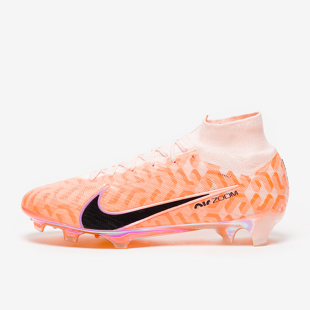 Nike Air Zoom Mercurial Superfly IX Elite NU FG Football Boots Guava Ice/Black/Total Orange