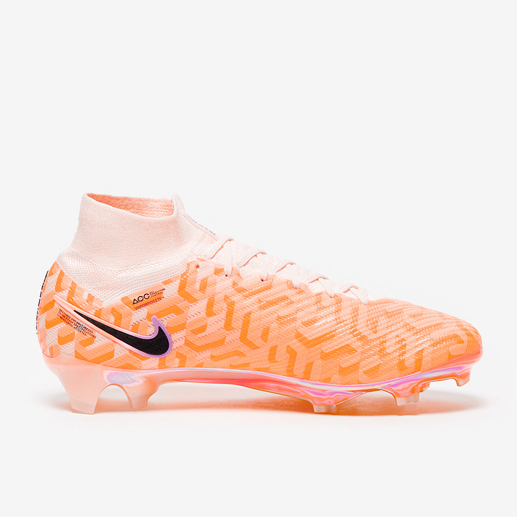 Nike Air Zoom Mercurial Superfly IX Elite NU FG Football Boots Guava Ice/Black/Total Orange