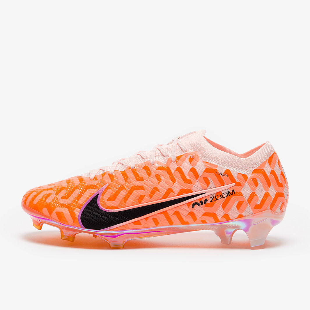 Nike Air Zoom Mercurial Vapor XV Elite NU FG Chuteira Campo Guava Ice/Black/Total Orange