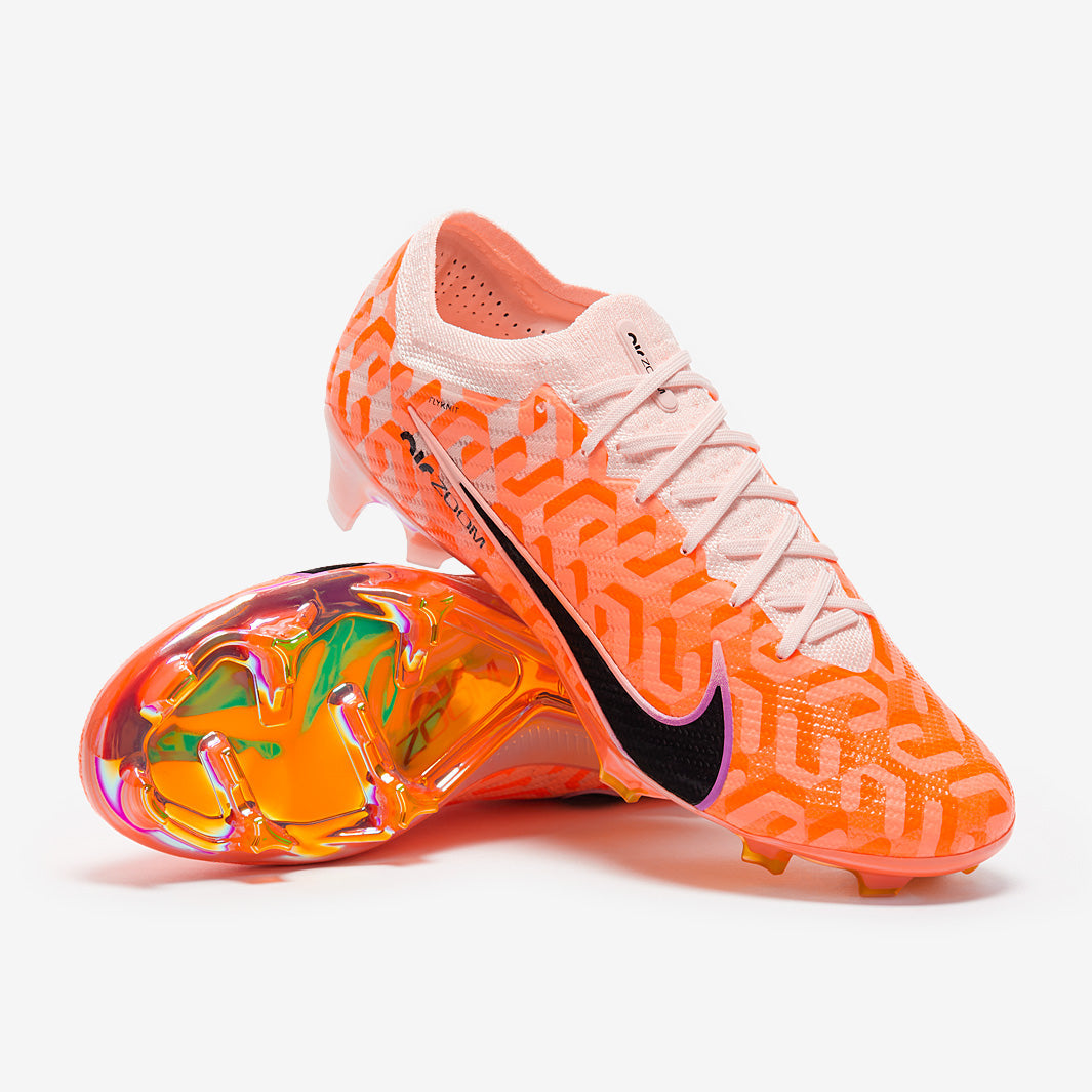 Nike Air Zoom Mercurial Vapor XV Elite NU FG Chuteira Campo Guava Ice/Black/Total Orange