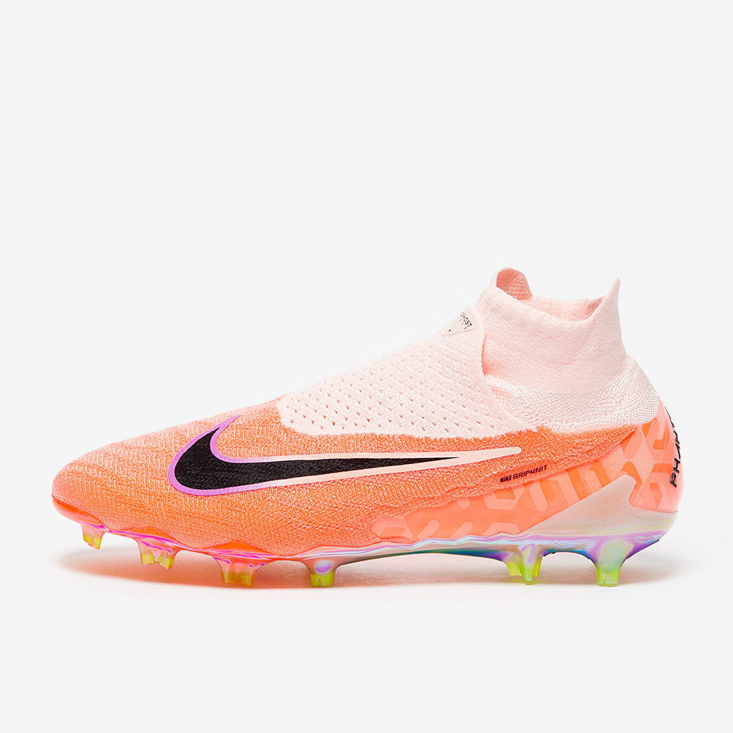 Nike Phantom GX Elite DF NU FG Football Boots Guava Ice/Black/Total Orange