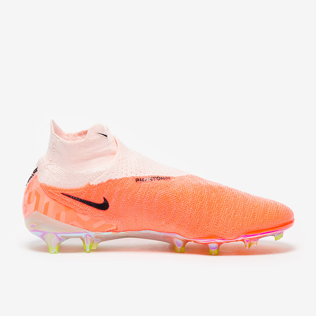 Nike Phantom GX Elite DF NU FG Football Boots Guava Ice/Black/Total Orange