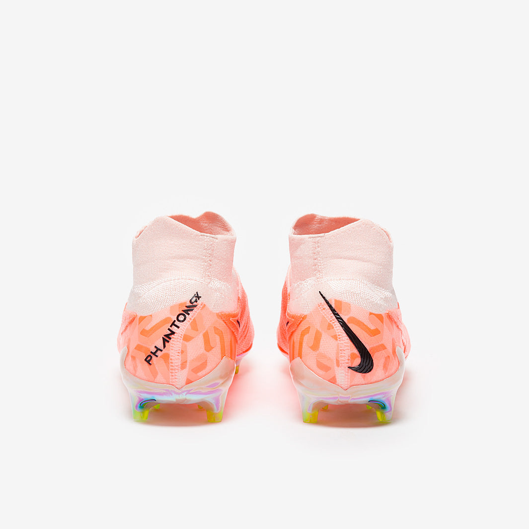 Nike Phantom GX Elite DF NU FG Football Boots Guava Ice/Black/Total Orange