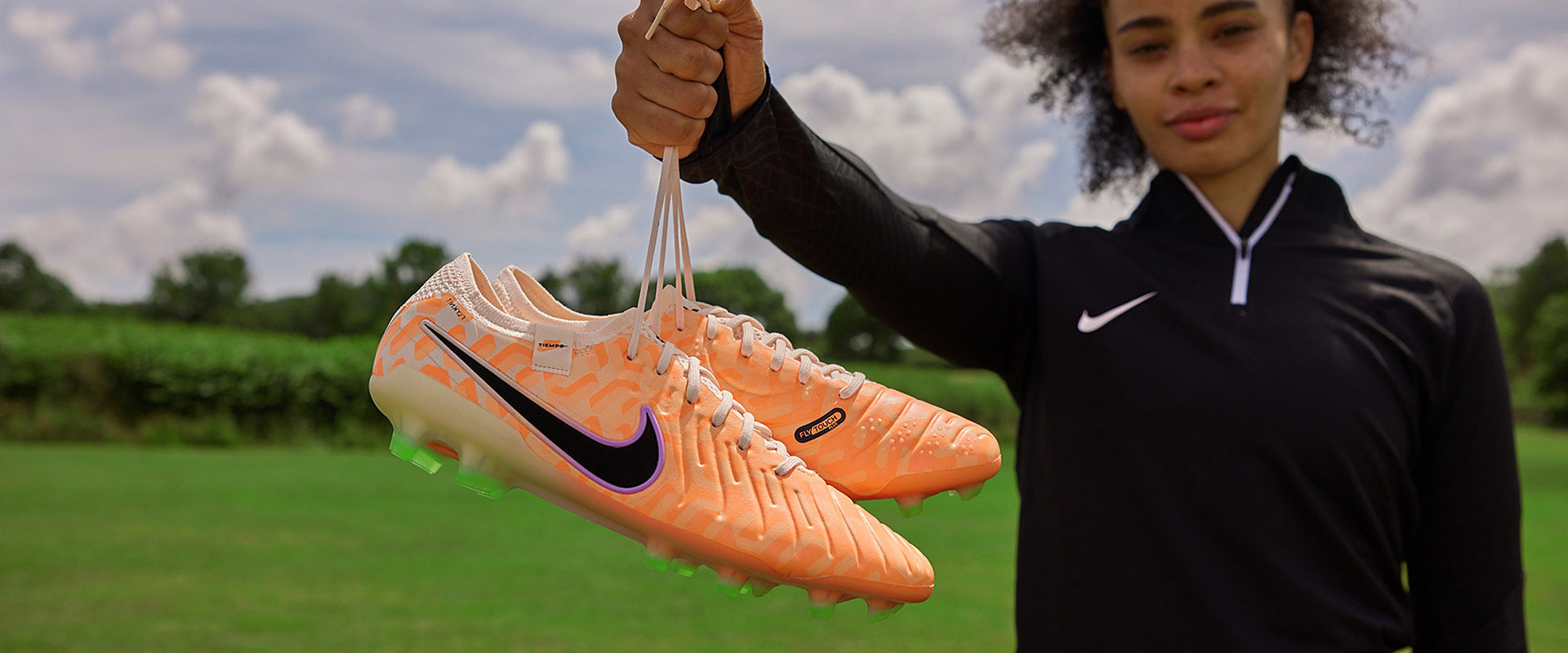 Nike Tiempo Legend X Elite NU FG Football Boots Guava Ice/Black/Total Orange
