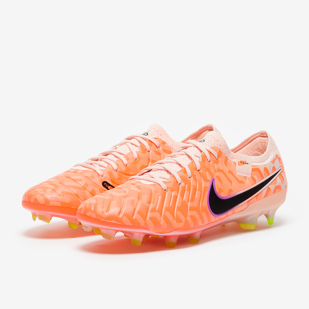 Nike Tiempo Legend X Elite NU FG Football Boots Guava Ice/Black/Total Orange