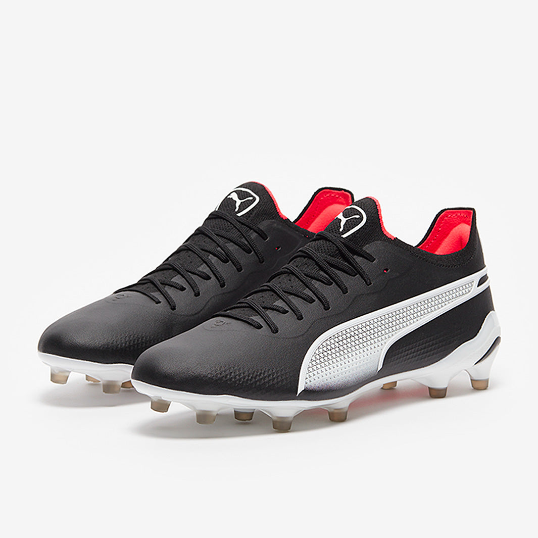 Puma King Ultimate FG/AG Football Boots Puma Black/Puma White/Fire Orchid