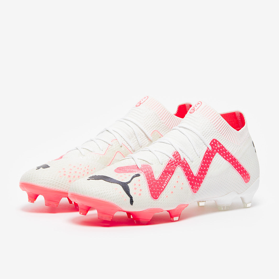 Puma Future Ultimate FG/AG Football Boots Puma White/Fire Orchid