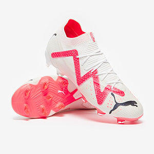Puma Future Ultimate FG/AG Football Boots Puma White/Fire Orchid
