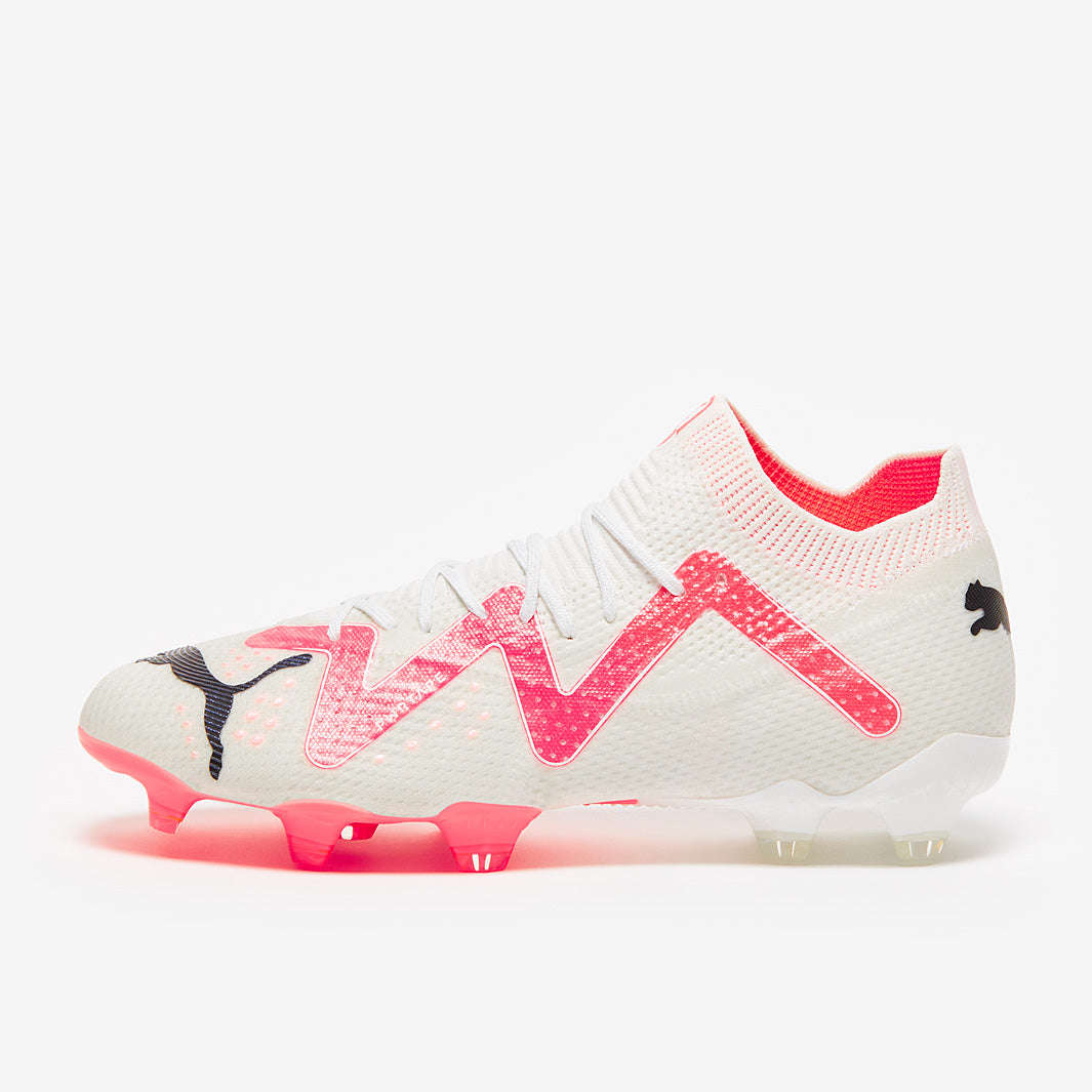 Puma Women's Future Ultimate FG/AG Football Boots Puma White/Fire Orchid