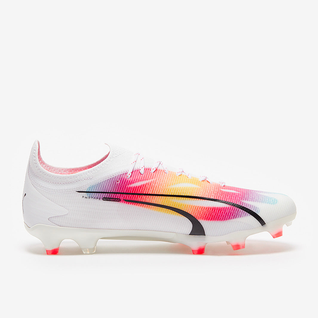 Puma Women's Ultra Ultimate FG/AG Football Boots Puma White/Fire Orchid