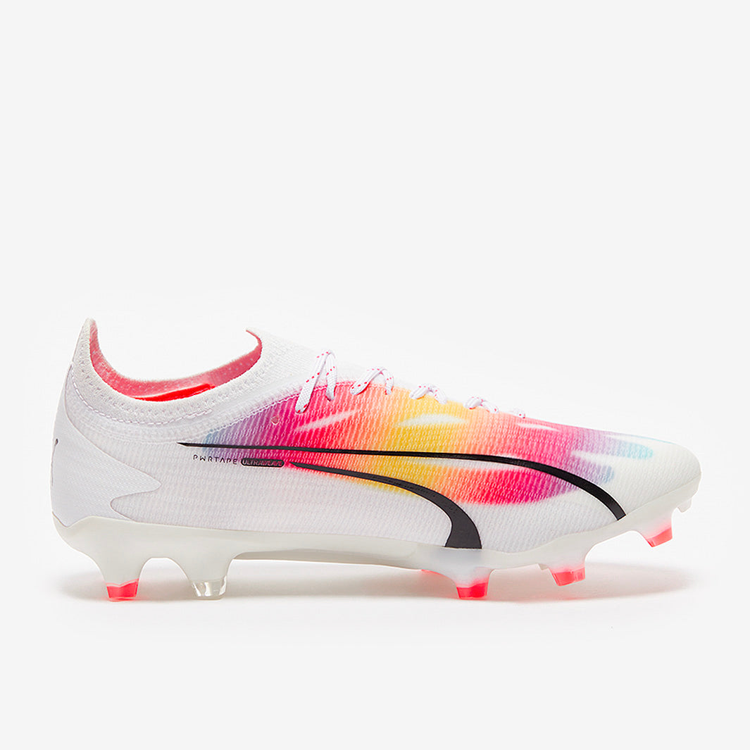 Puma Women's Ultra Ultimate FG/AG Football Boots Puma White/Fire Orchid