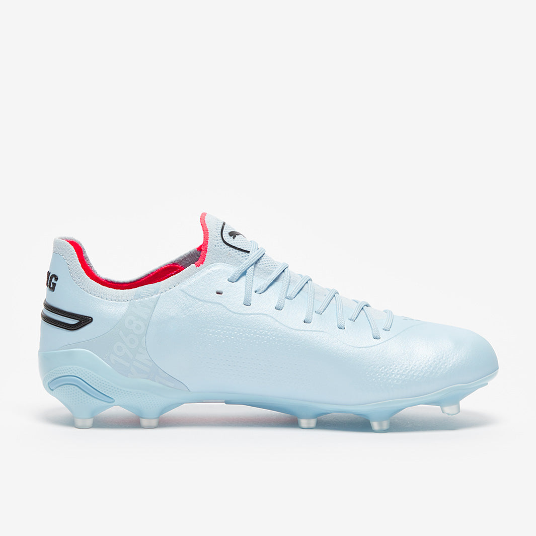 Puma King Ultimate FG/AG Football Boots Silver Sky/Puma Black/Fire Orchid