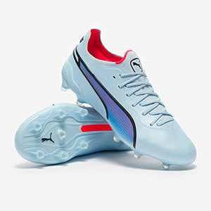 Puma Women's King Ultimate FG/AG Football Boots Silver Sky/Puma Black/Fire Orchid