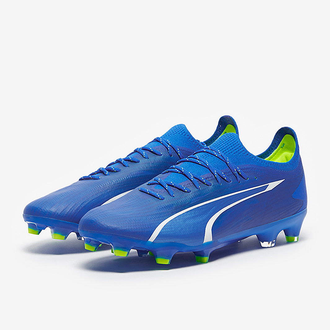 Puma Ultra Ultimate FG/AG Football Boots Ultra Blue/Puma White/Pro Green