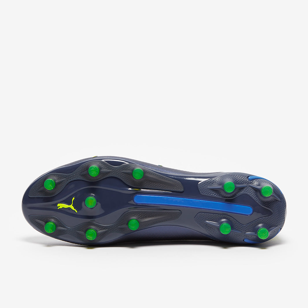 Puma King Ultimate FG/AG Football Boots Persian Blue/Pro Green/Ultra Blue