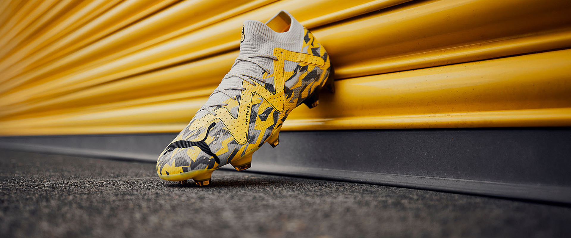 Puma Future Ultimate FG/AG Football Boots Sedate Gray/Asphalt/Yellow Blaze