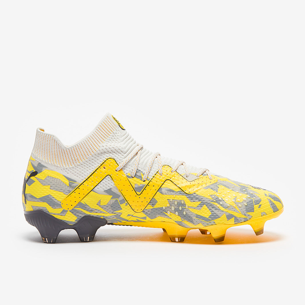Puma Future Ultimate FG/AG Football Boots Sedate Gray/Asphalt/Yellow Blaze