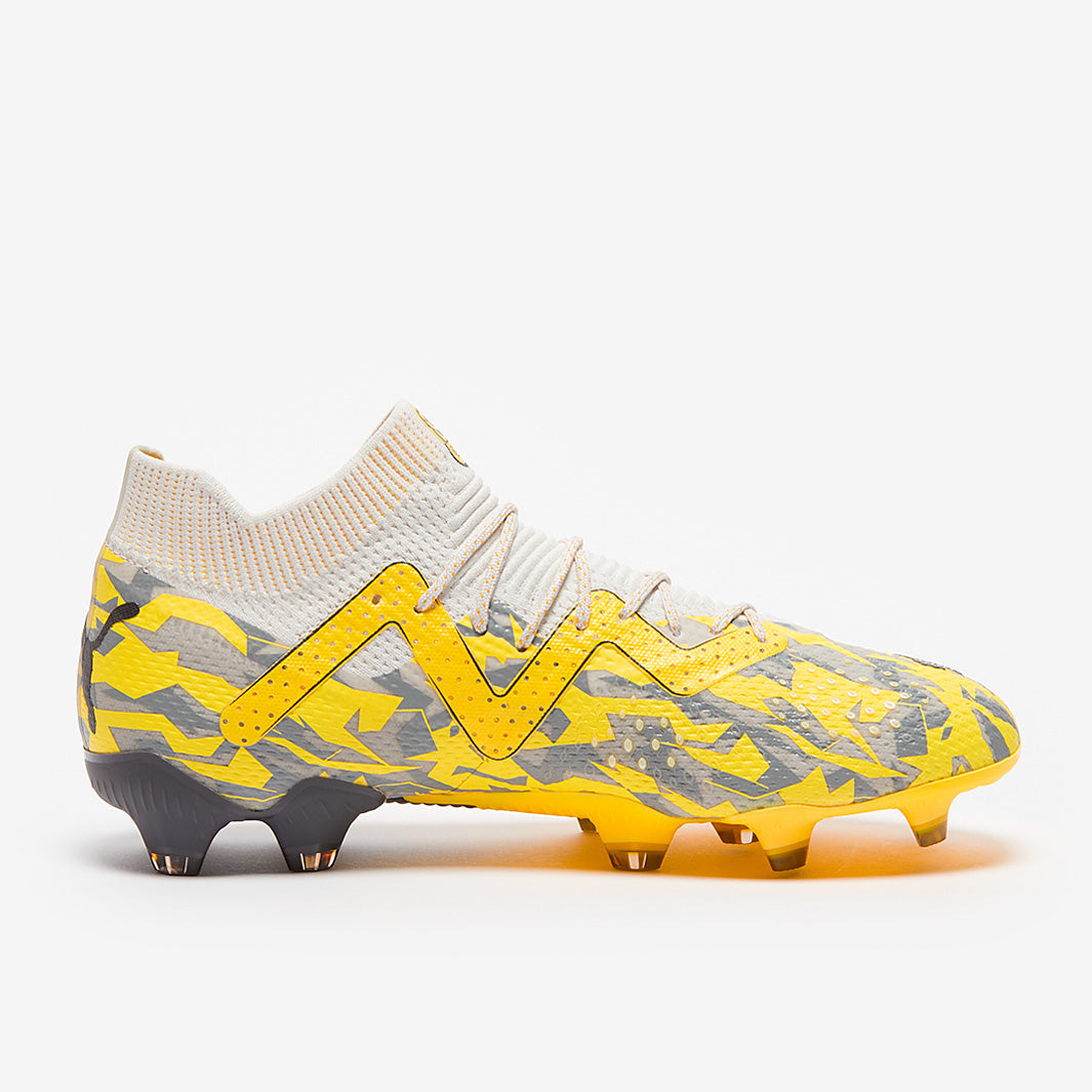 Puma Women's Future Ultimate FG/AG Football Boots Sedate Gray/Asphalt/Yellow Blaze