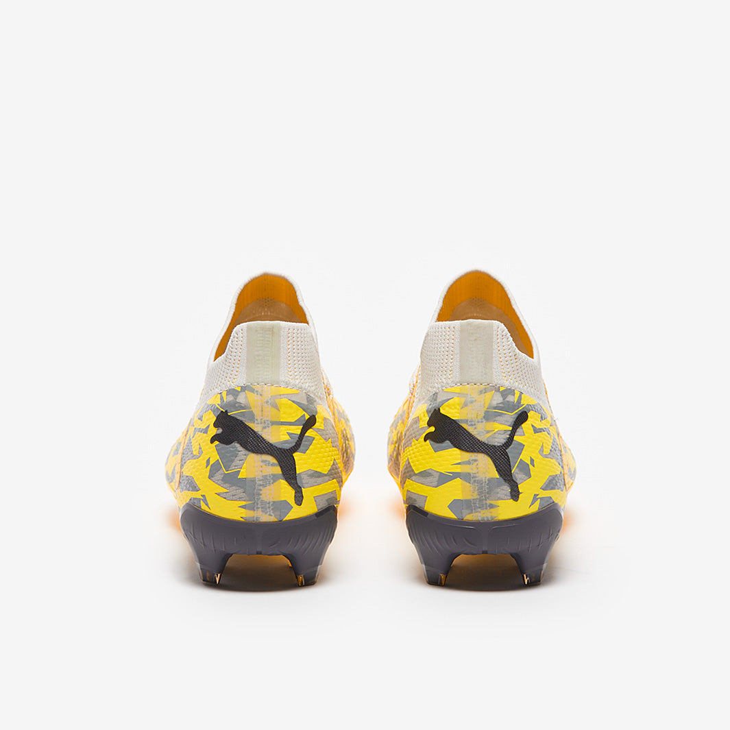 Puma Women's Future Ultimate FG/AG Football Boots Sedate Gray/Asphalt/Yellow Blaze