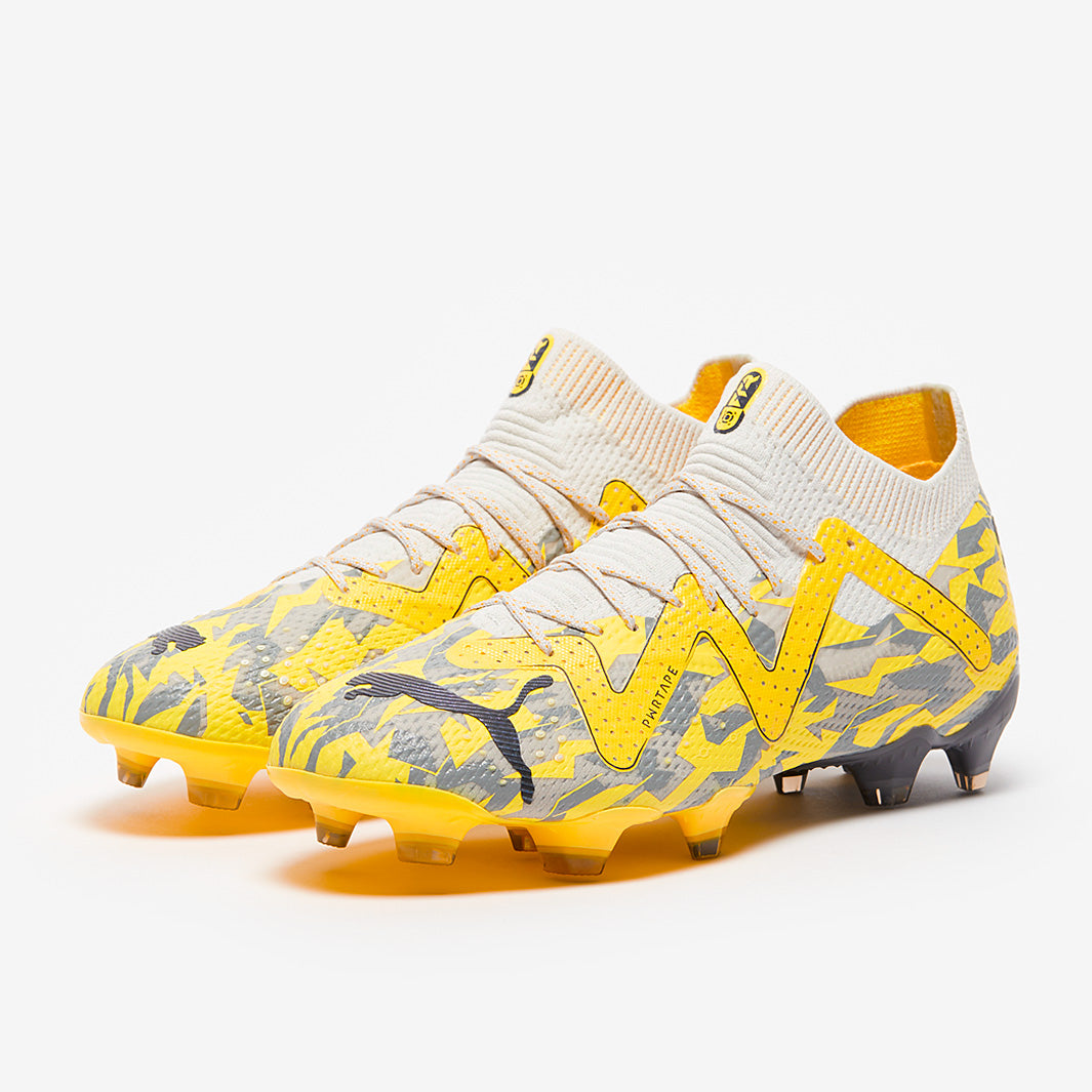 Puma Women's Future Ultimate FG/AG Football Boots Sedate Gray/Asphalt/Yellow Blaze