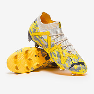 Puma Women's Future Ultimate FG/AG Football Boots Sedate Gray/Asphalt/Yellow Blaze