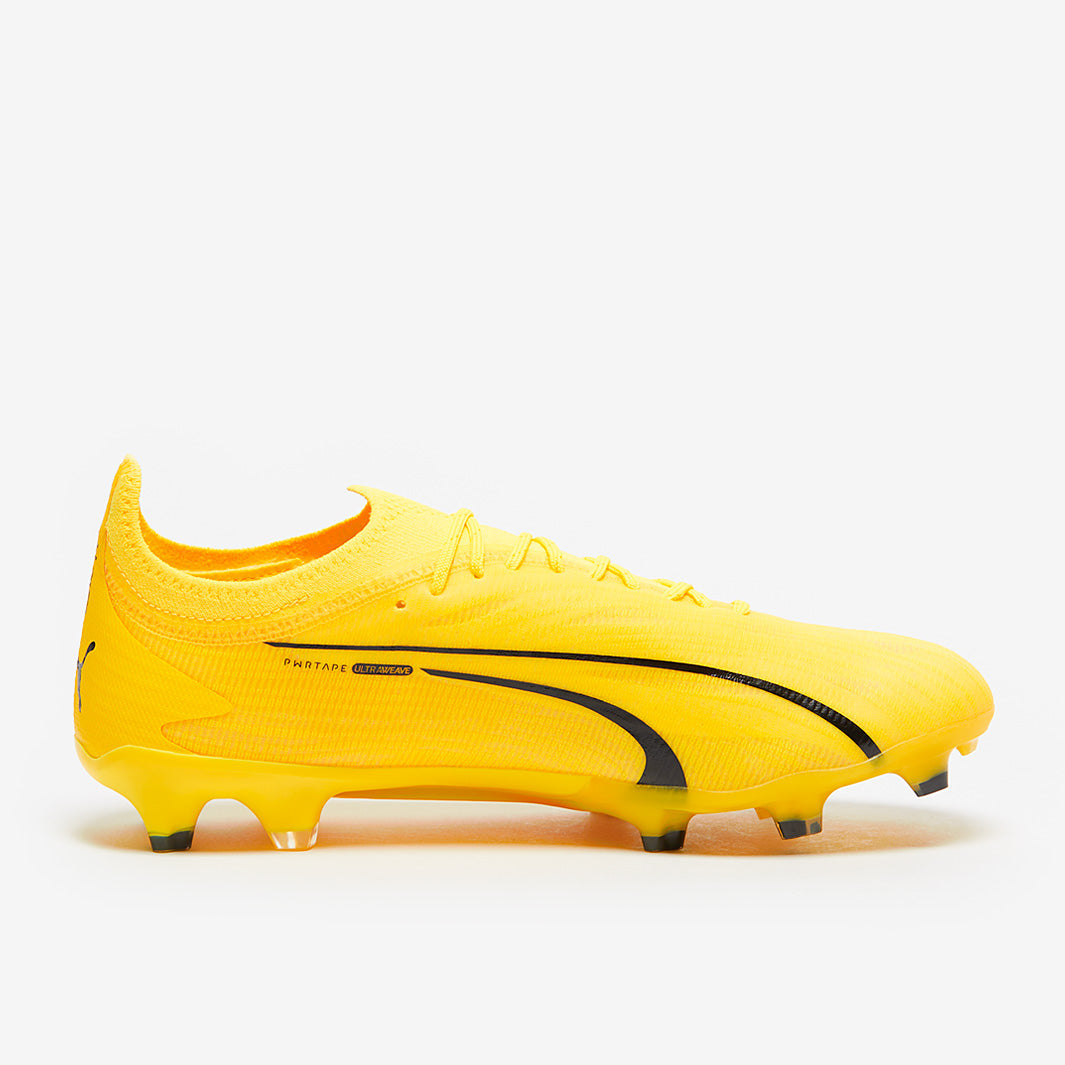 Puma Ultra Ultimate FG/AG Football Boots Yellow Blaze/Puma White/Puma Black