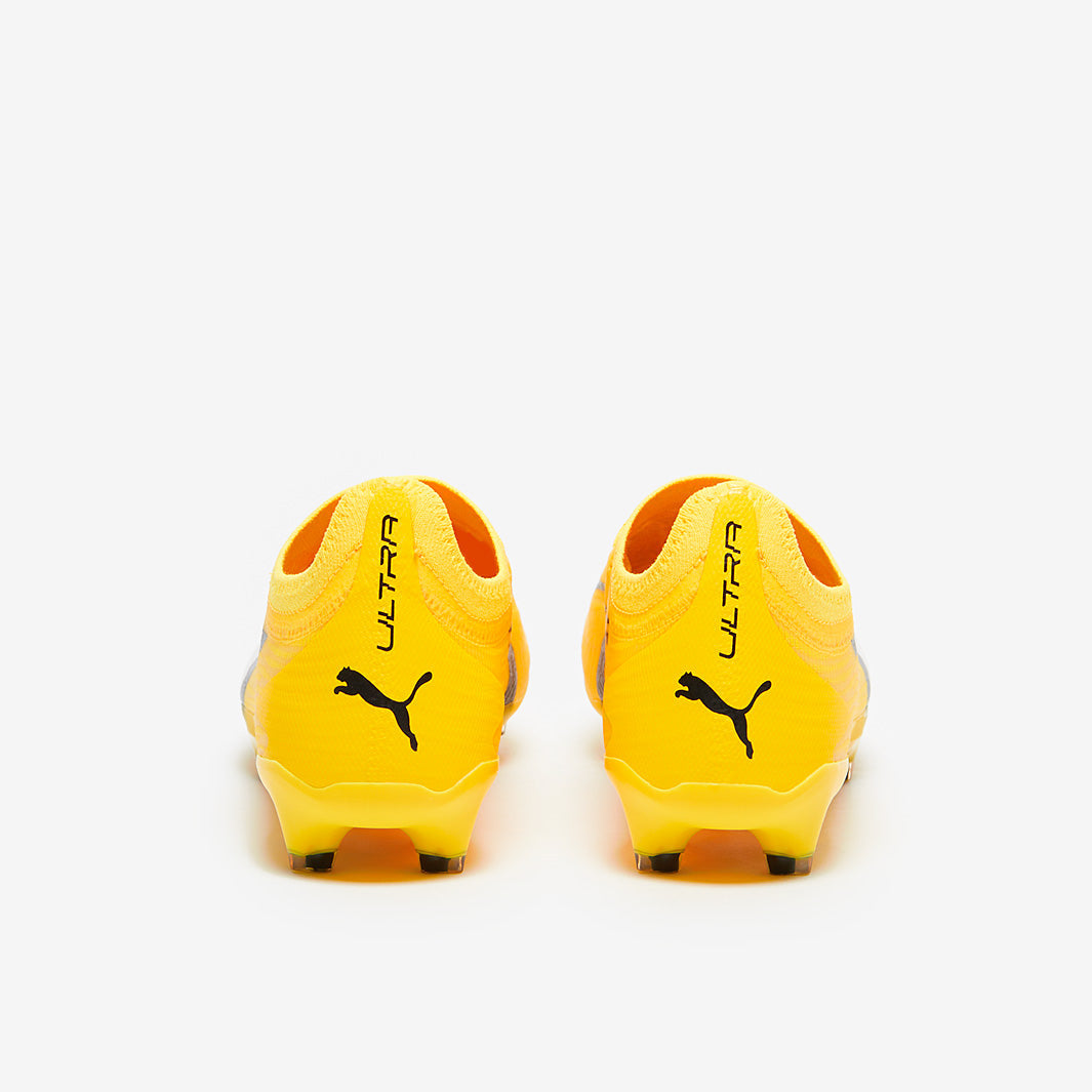 Puma Ultra Ultimate FG/AG Football Boots Yellow Blaze/Puma White/Puma Black