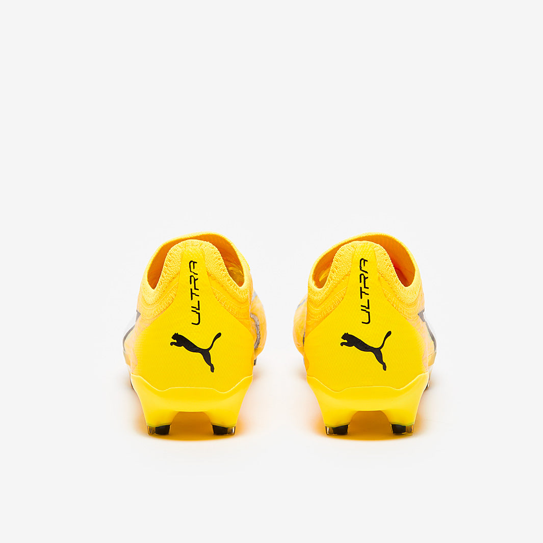 Puma Women's Ultra Ultimate FG/AG Football Boots Yellow Blaze/Puma White/Puma Black