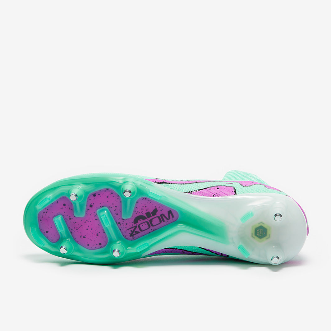 Nike Air Zoom Mercurial Superfly IX Elite SG-Pro Anti-Clog Football Boots Hyper Turq/Fuchsia Dream/Black/White