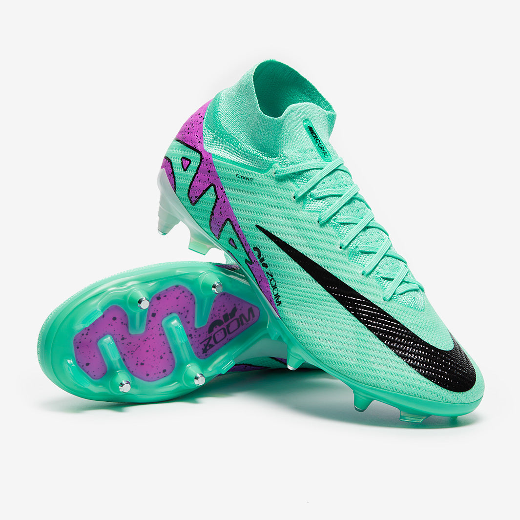 Nike Air Zoom Mercurial Superfly IX Elite SG-Pro Anti-Clog Football Boots Hyper Turq/Fuchsia Dream/Black/White