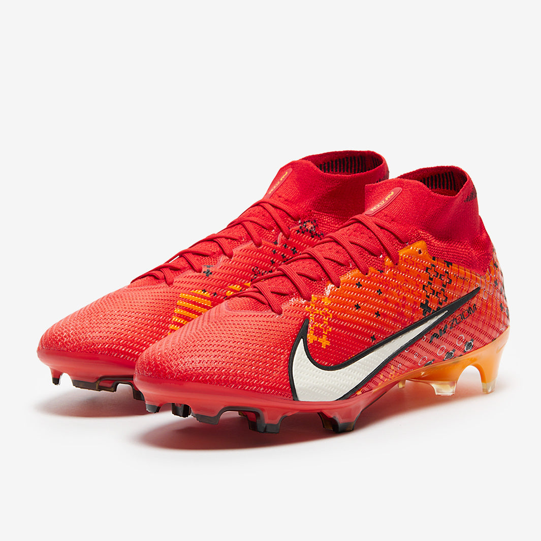 Nike Air Zoom Mercurial Superfly IX Elite MDS FG Football Boots Light Crimson/Pale Ivory/Bright Mandarin
