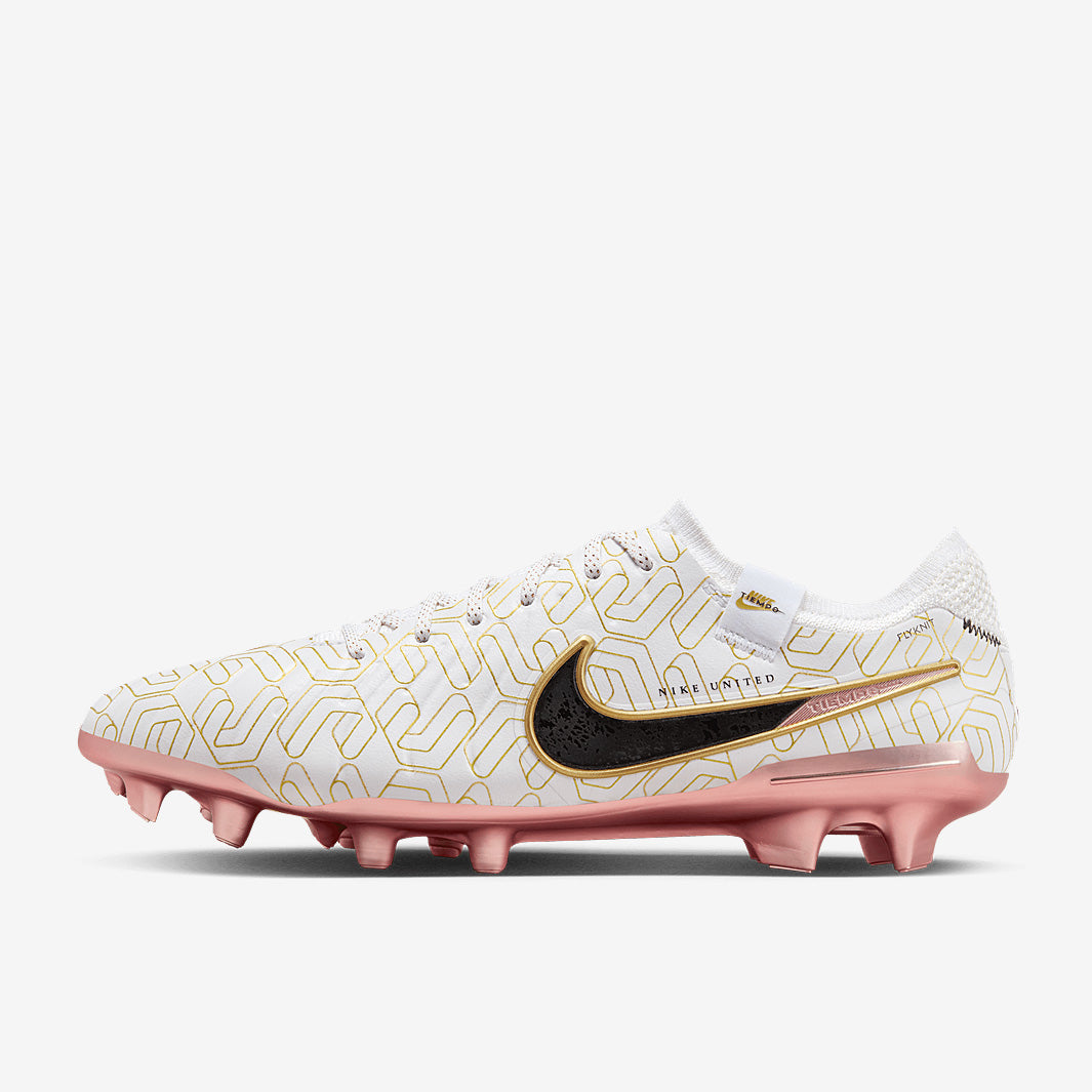 Nike Tiempo Legend X Elite FG x WWC Winner Football Boots White/Black/Metallic Gold