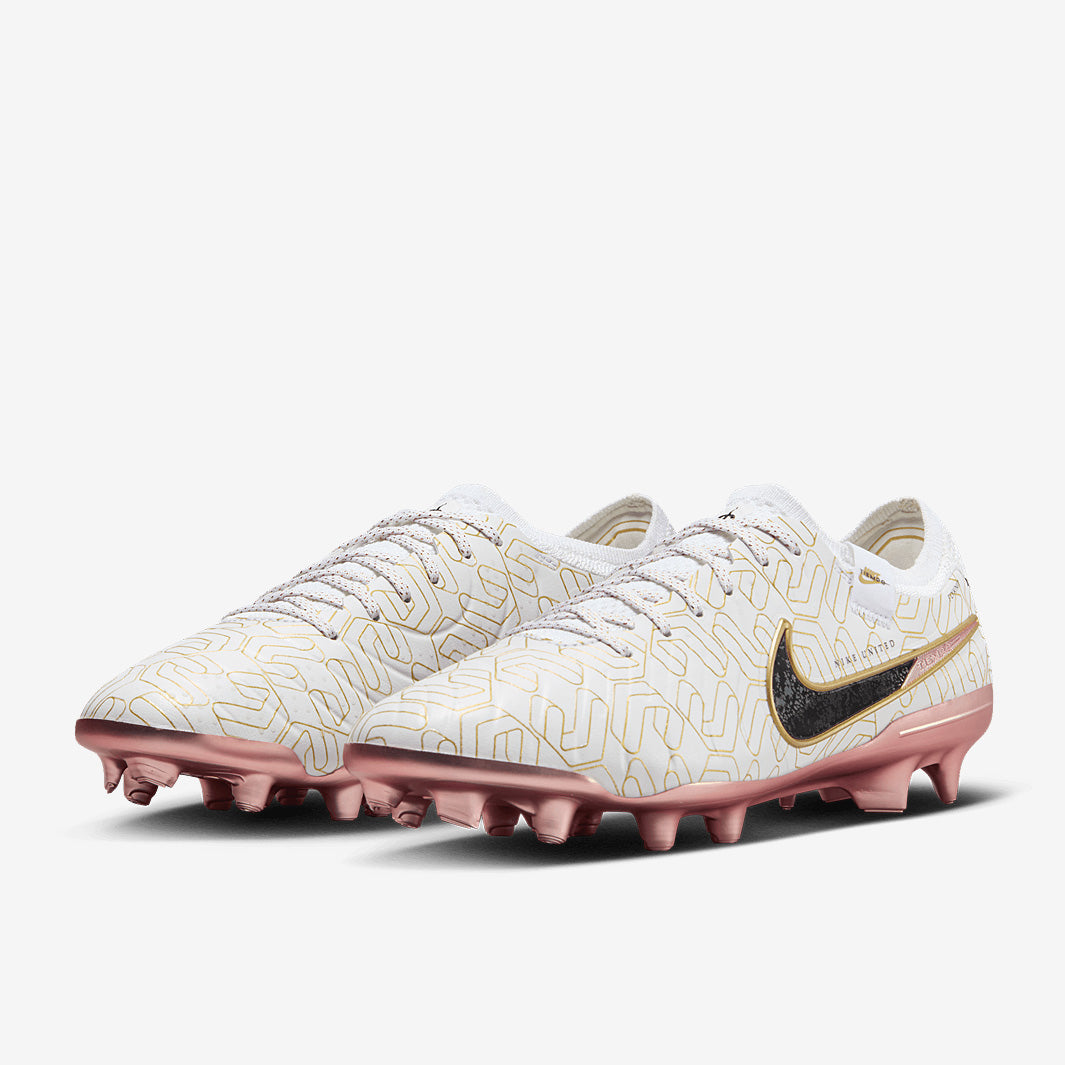 Nike Tiempo Legend X Elite FG x WWC Winner Football Boots White/Black/Metallic Gold